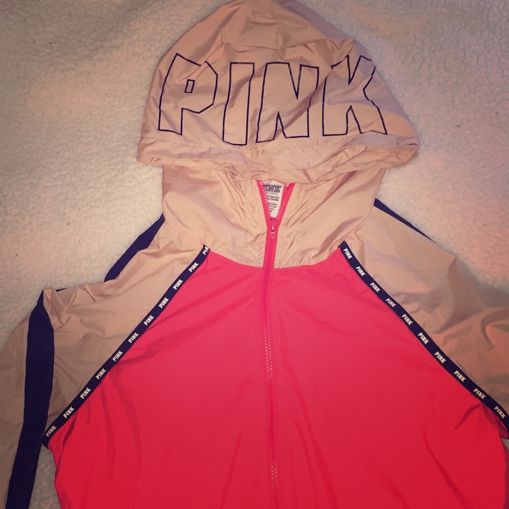 Pink wind jacket